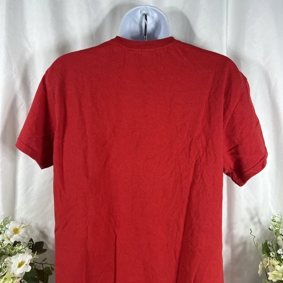 CHICK-FIL-A Red I LOVE CFA Genuine T Shirt Women's Medium M - Picture 5 of 9